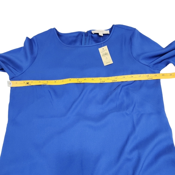 Ann Taylor Loft Royal Blue Dress. 8P - Picture 10 of 16